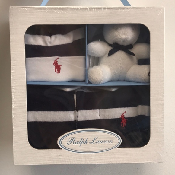 Ralph Lauren Other - Ralph Lauren Baby Cotton Rugby Gift Box Set 12 mo